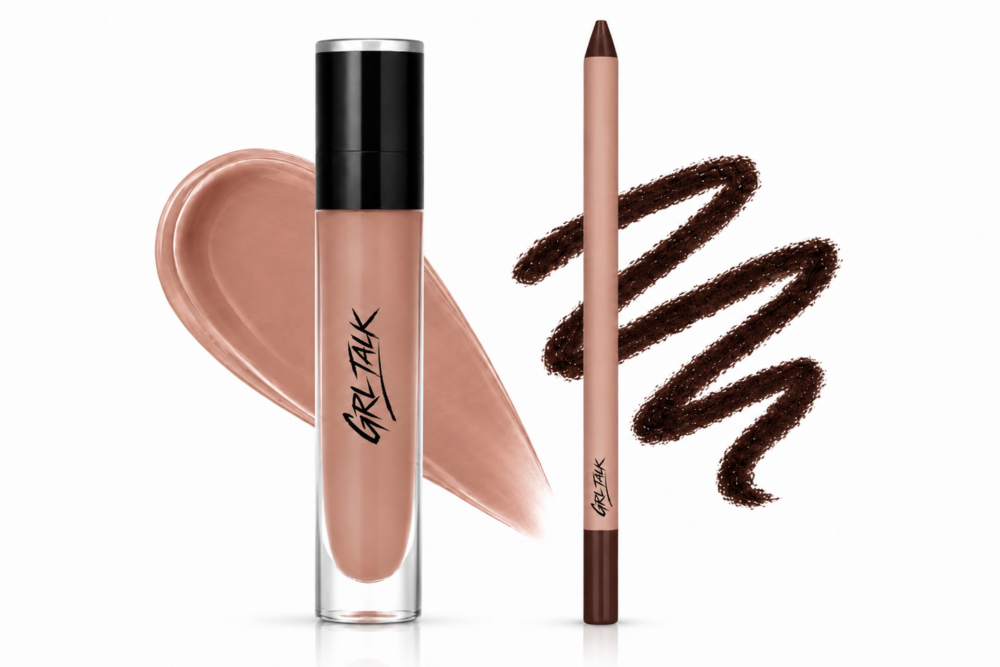 GRL TALK LIP KIT (NUDE)
