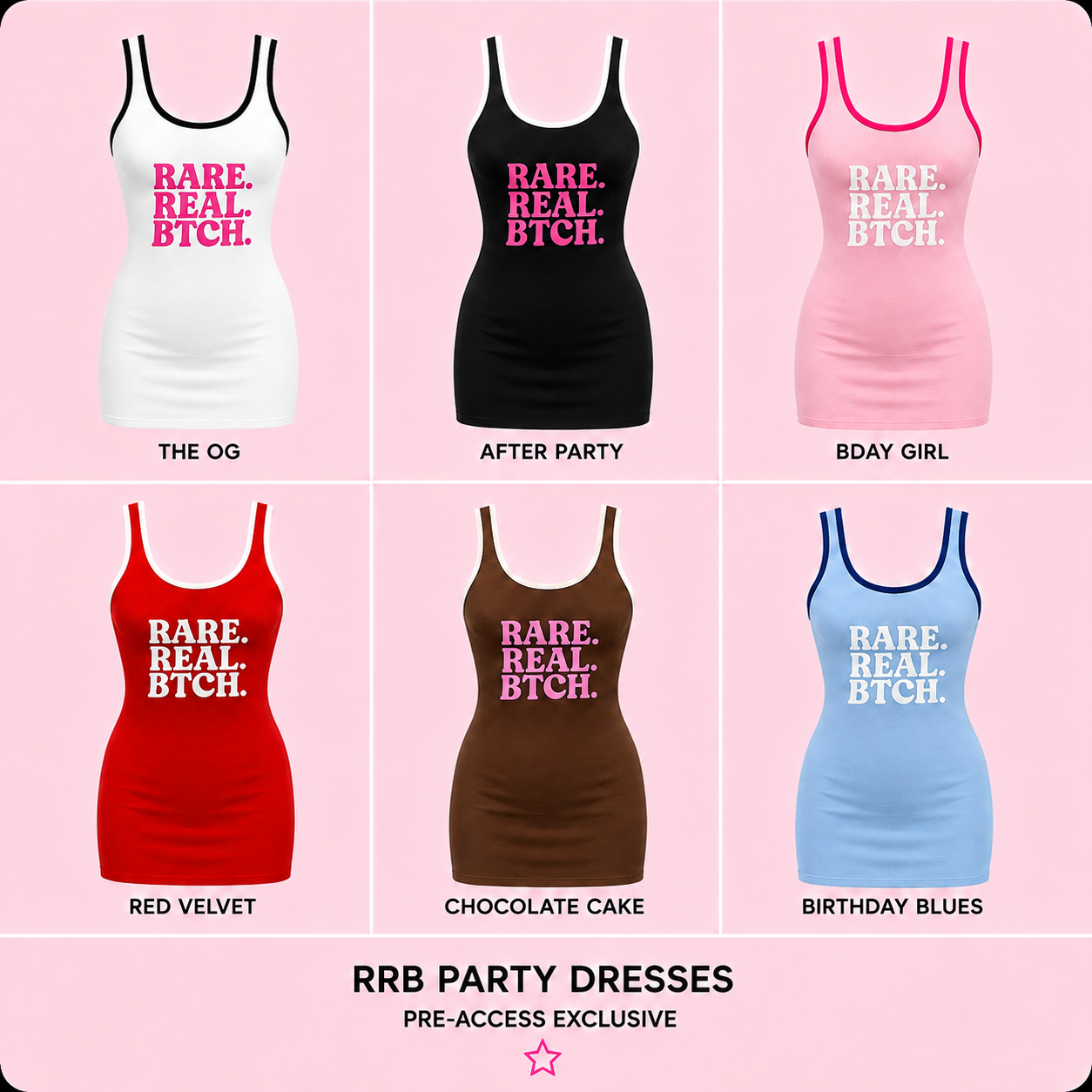 RRB PARTY DRESS👗(PRE-ACCESS)