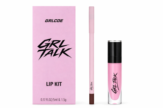 GRL TALK LIP KIT (BABY PINK)