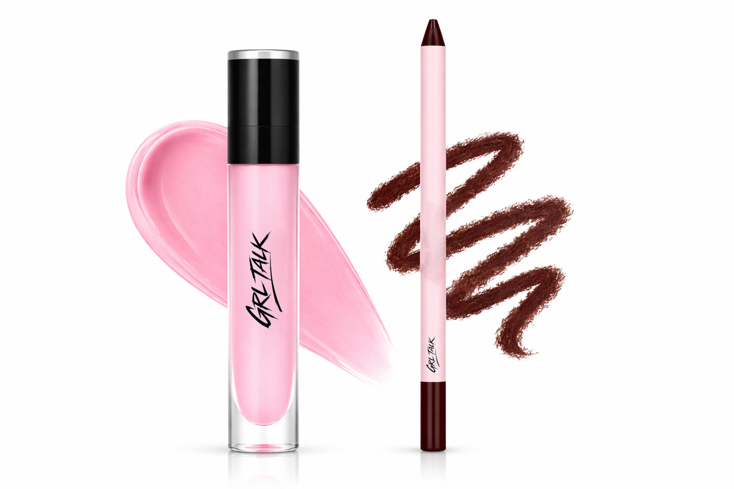 GRL TALK LIP KIT (BABY PINK)